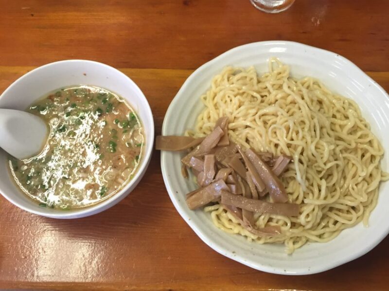 麺食堂 一真亭 – つけ麺+メンマ