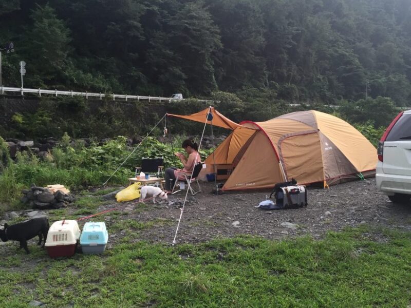 田代運動公園キャンプ場で初キャンプ