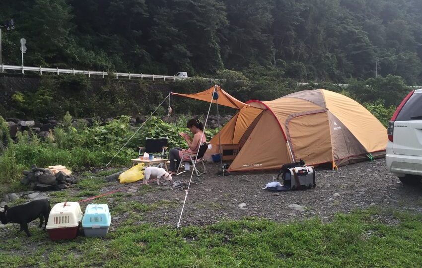 田代運動公園キャンプ場で初キャンプ